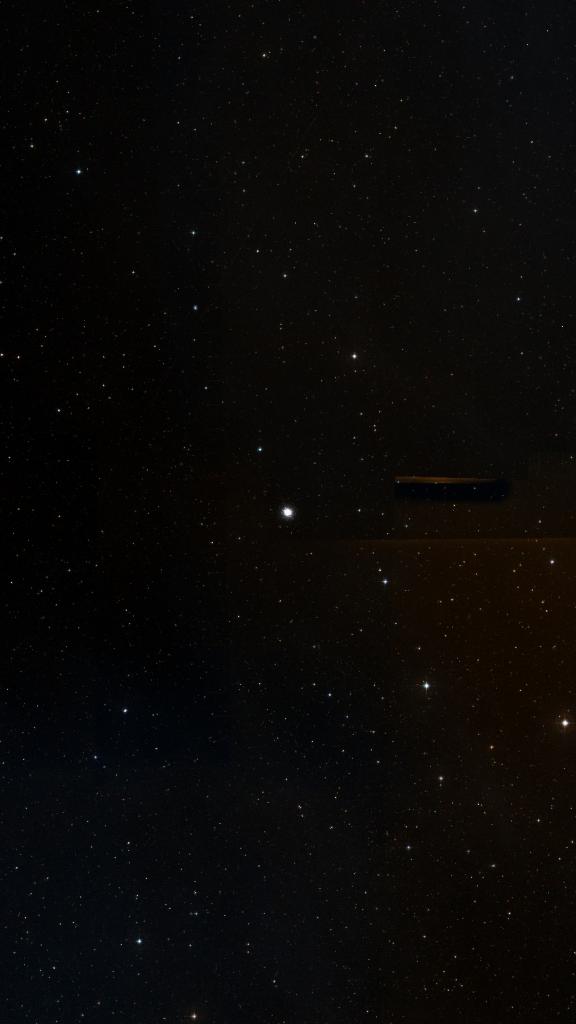 Le ciel autour de M 75, cadré au champ de Seestar S30 Pro