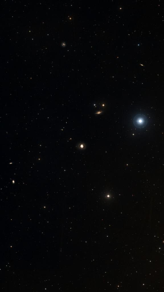 Le ciel autour de M 77, cadré au champ de Seestar S30 Pro