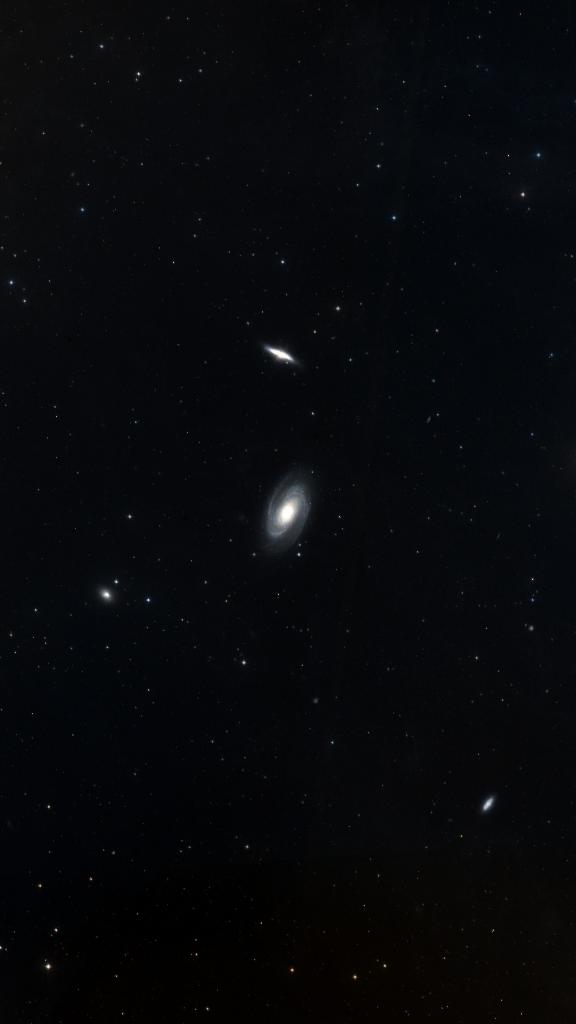 Le ciel autour de M 81, cadré au champ de Seestar S30 Pro