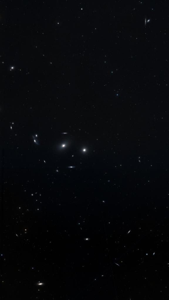 Le ciel autour de M 84, cadré au champ de Seestar S30 Pro