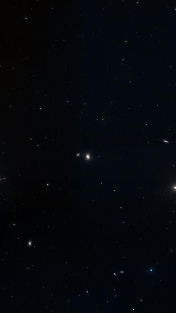 Le ciel autour de M 85, cadré au champ de Seestar S30 Pro