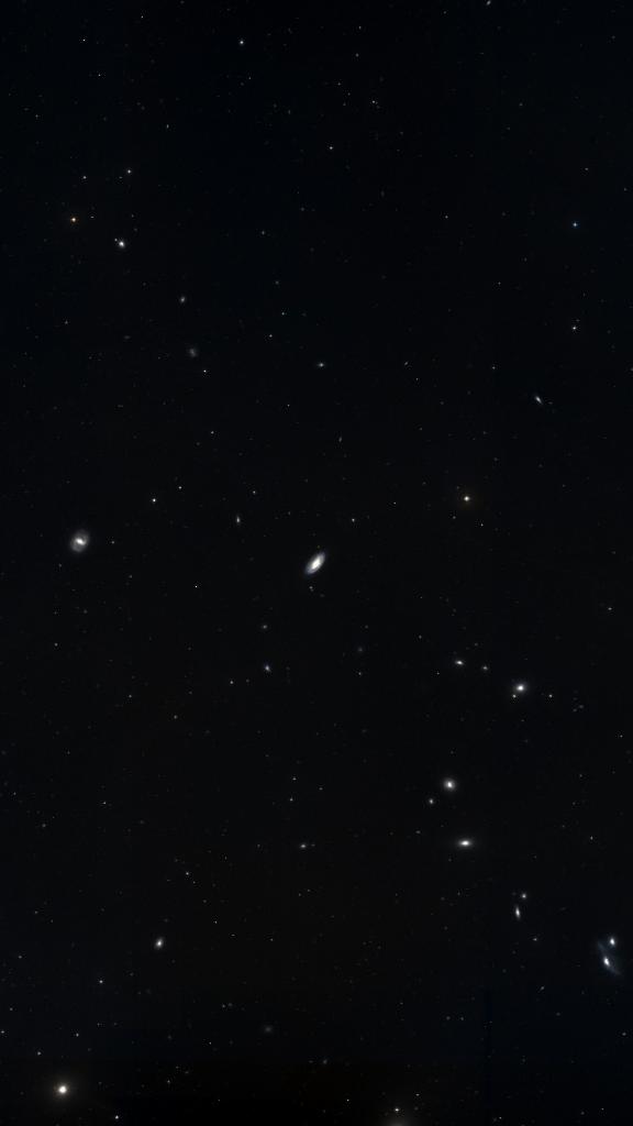 Le ciel autour de M 88, cadré au champ de Seestar S30 Pro