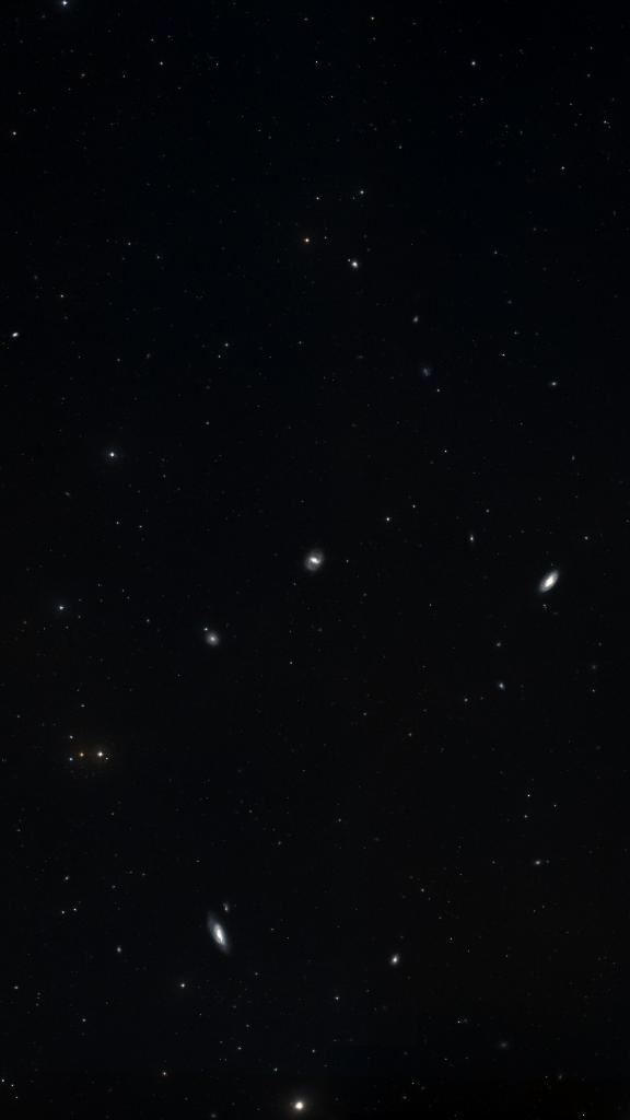 Le ciel autour de M 91, cadré au champ de Seestar S30 Pro
