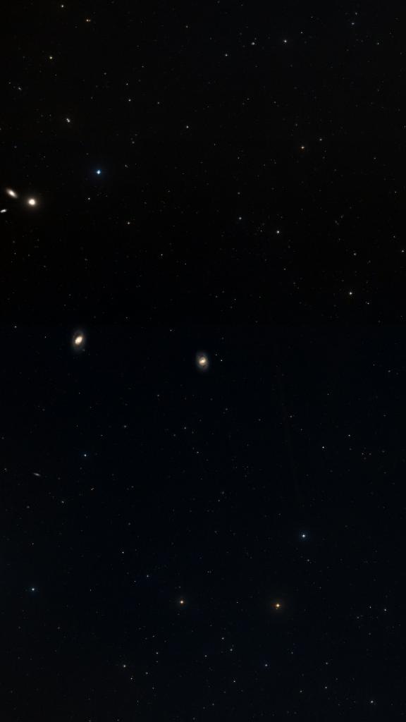 Le ciel autour de M 95, cadré au champ de Seestar S30 Pro