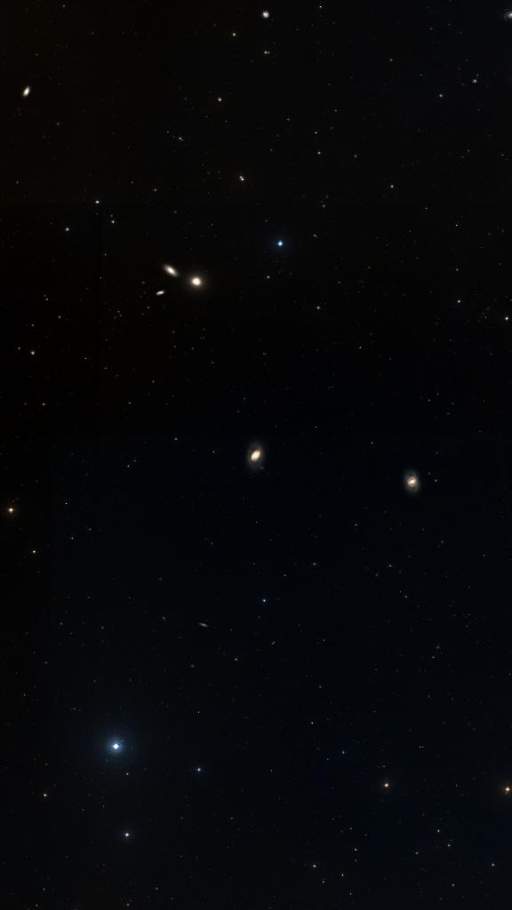 Le ciel autour de M 96, cadré au champ de Seestar S30 Pro