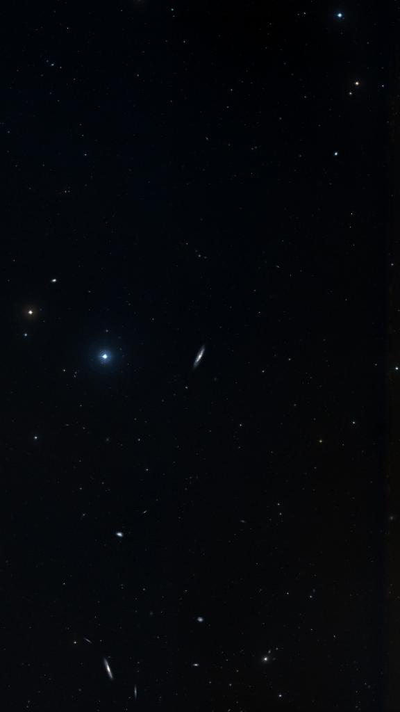 Le ciel autour de M 98, cadré au champ de Seestar S30 Pro