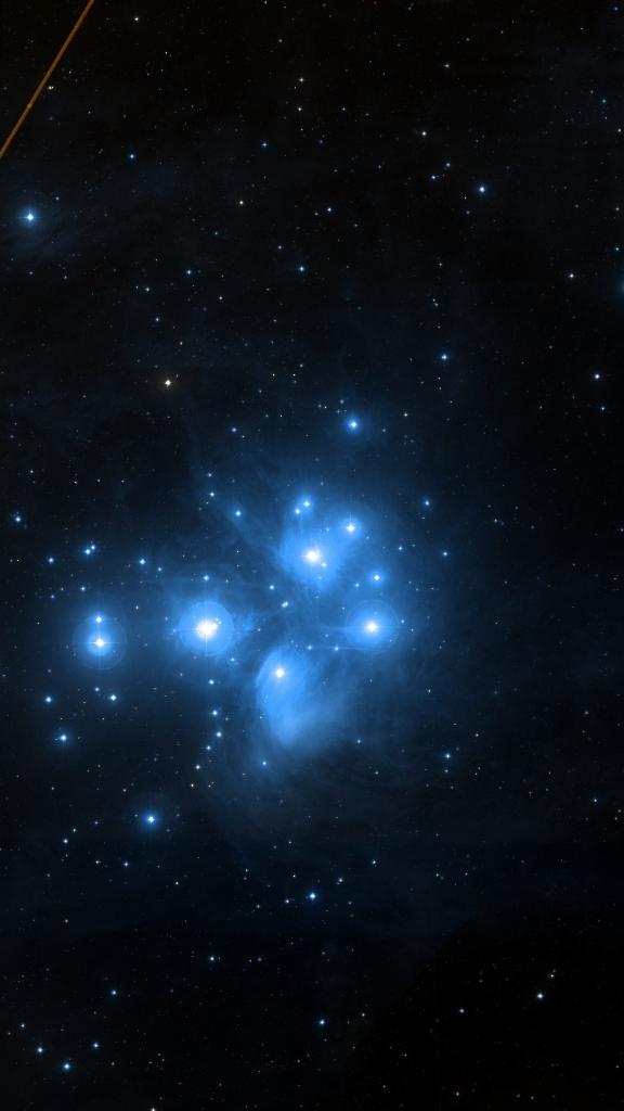 Le ciel autour de Maia, cadré au champ de Seestar S30 Pro