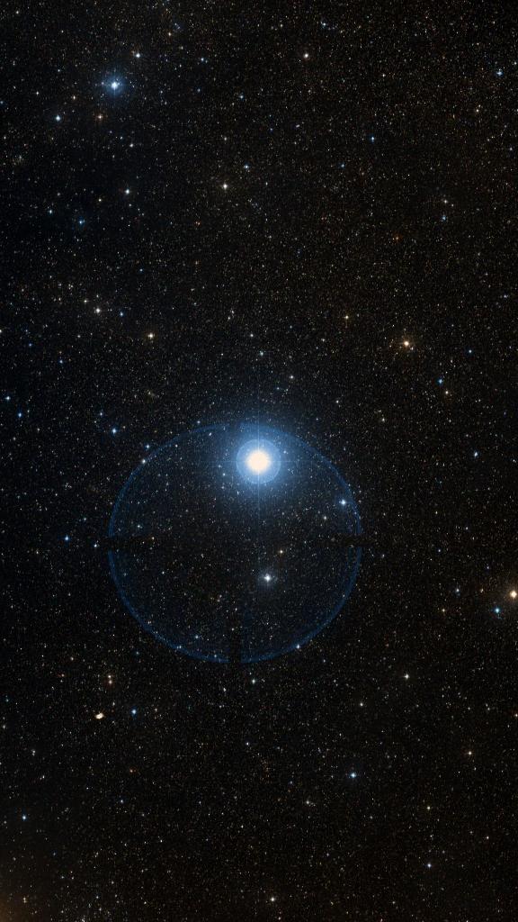Le ciel autour de Markeb, cadré au champ de Seestar S30 Pro