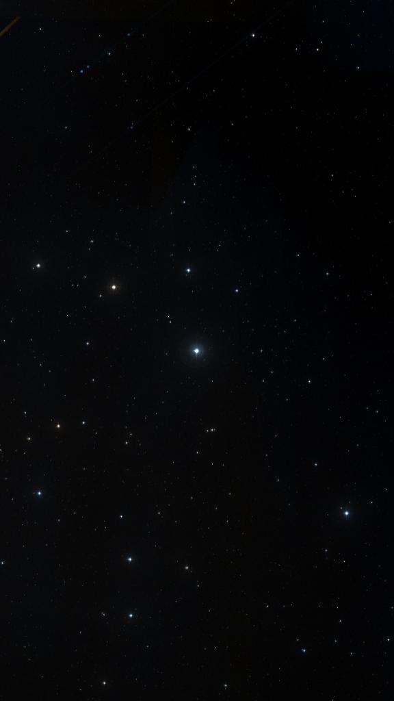 Le ciel autour de Merga, cadré au champ de Seestar S30 Pro