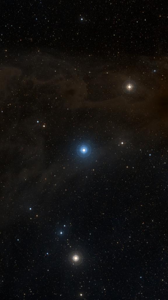 Le ciel autour de Meridiana, cadré au champ de Seestar S30 Pro