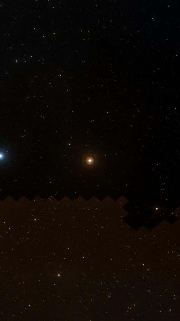 Le ciel autour de Minchir, cadré au champ de Seestar S30 Pro