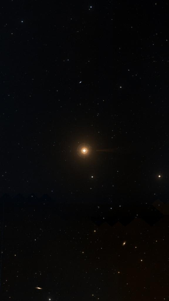 Le ciel autour de Minelauva, cadré au champ de Seestar S30 Pro