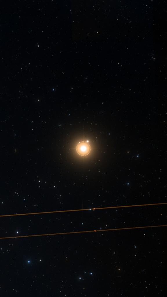 Le ciel autour de Mirach, cadré au champ de Seestar S30 Pro