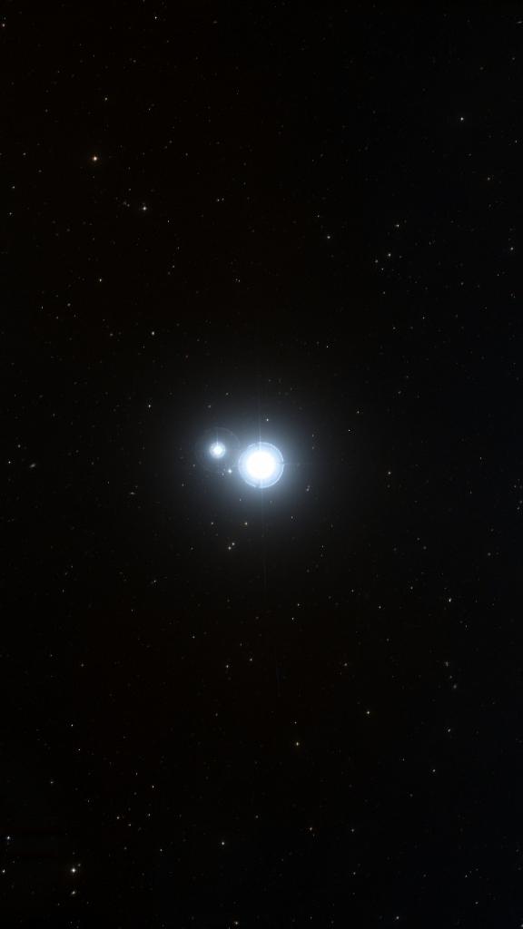 Le ciel autour de Mizar, cadré au champ de Seestar S30 Pro
