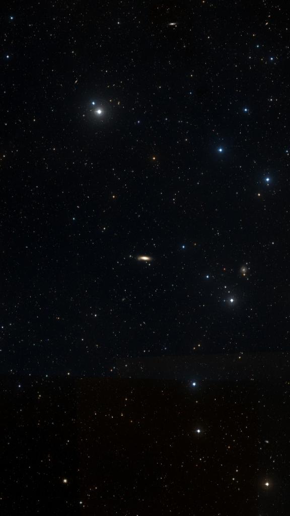 Le ciel autour de NGC 1023, cadré au champ de Seestar S30 Pro