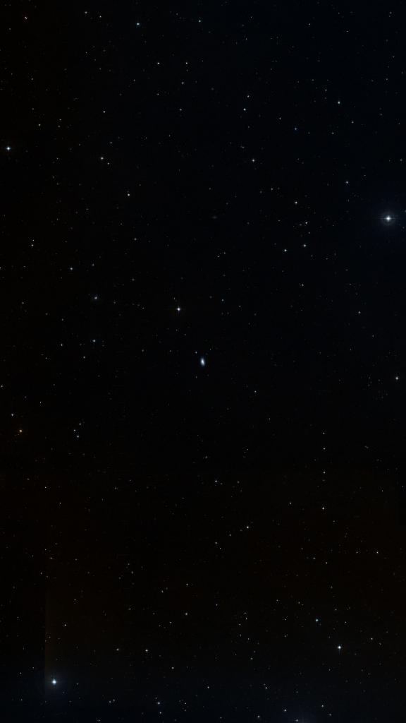 Le ciel autour de NGC 1201, cadré au champ de Seestar S30 Pro