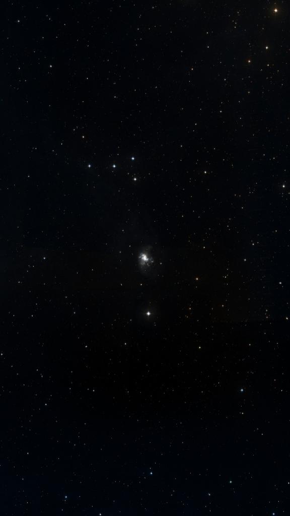 Le ciel autour de NGC 1313, cadré au champ de Seestar S30 Pro