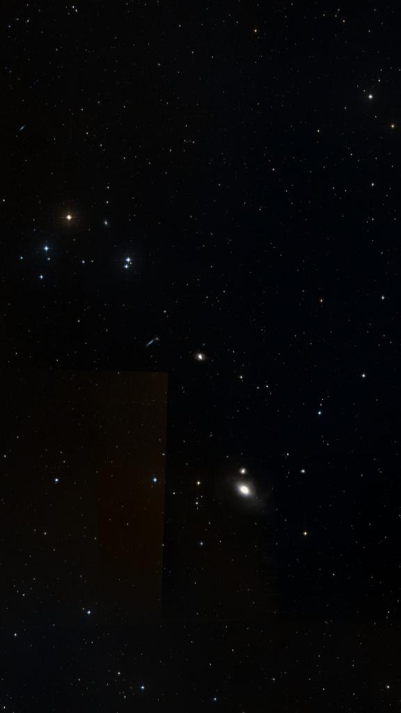 Le ciel autour de NGC 1326, cadré au champ de Seestar S30 Pro