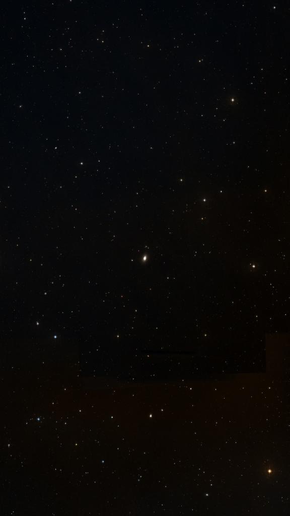 Le ciel autour de NGC 1340, cadré au champ de Seestar S30 Pro
