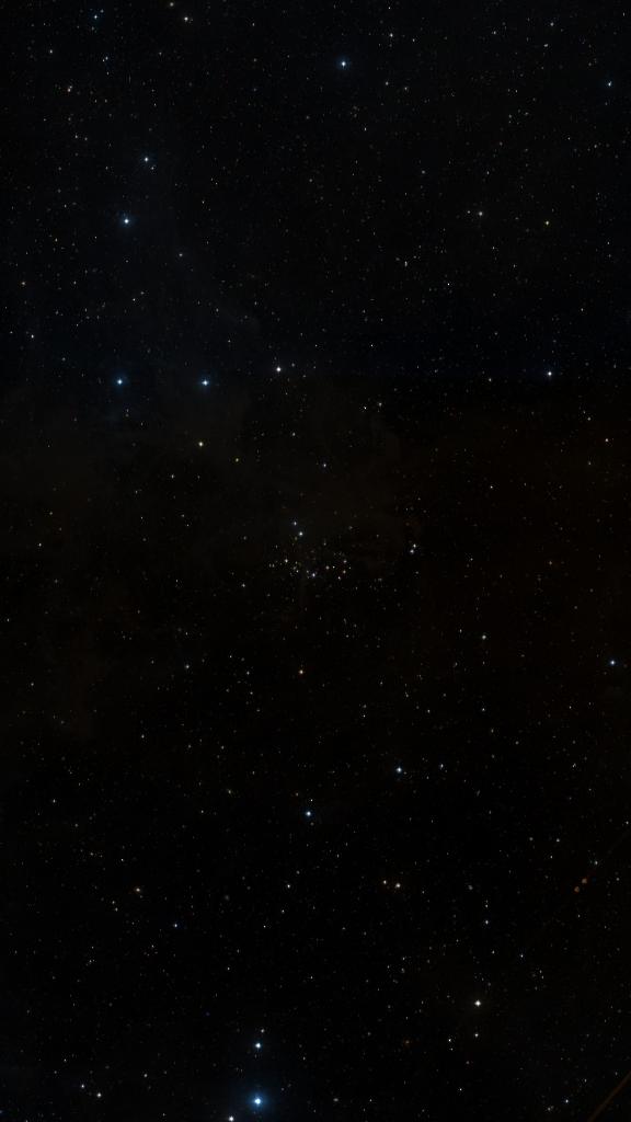 Le ciel autour de NGC 1342, cadré au champ de Seestar S30 Pro