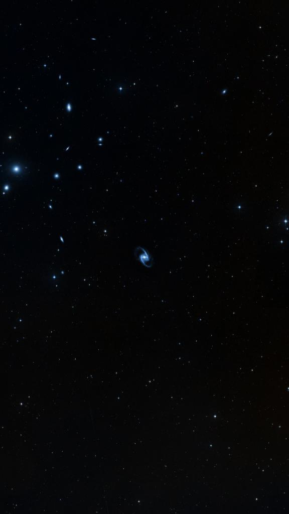 Le ciel autour de NGC 1365, cadré au champ de Seestar S30 Pro
