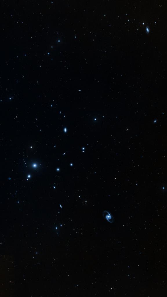 Le ciel autour de NGC 1374, cadré au champ de Seestar S30 Pro