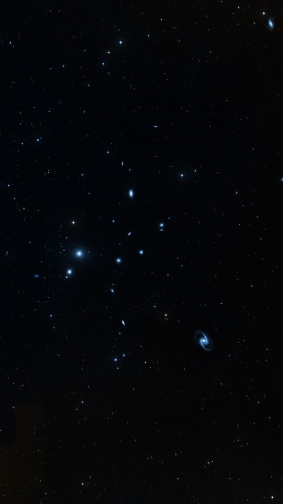 Le ciel autour de NGC 1379, cadré au champ de Seestar S30 Pro