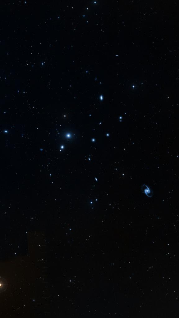 Le ciel autour de NGC 1389, cadré au champ de Seestar S30 Pro