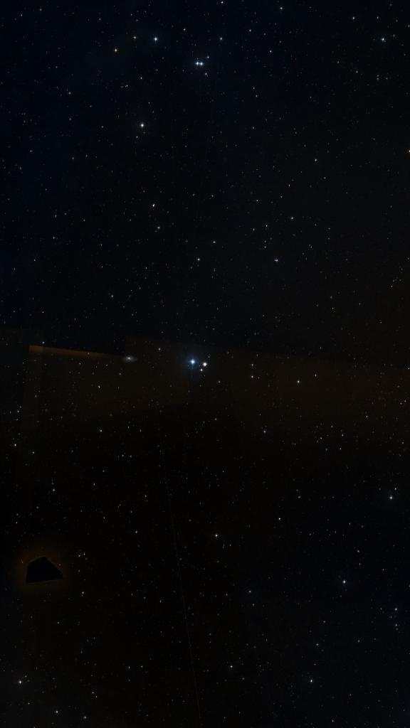 Le ciel autour de NGC 1466, cadré au champ de Seestar S30 Pro