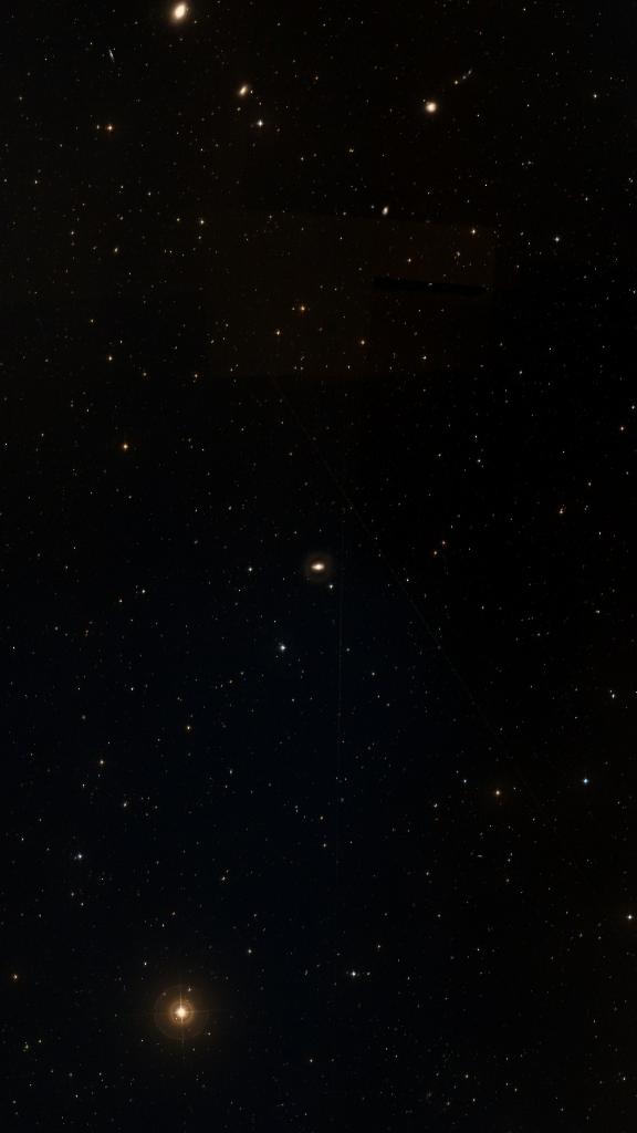 Le ciel autour de NGC 1543, cadré au champ de Seestar S30 Pro
