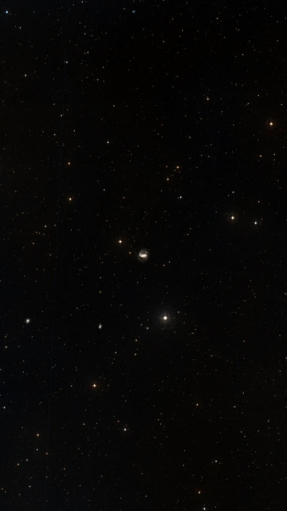 Le ciel autour de NGC 1672, cadré au champ de Seestar S30 Pro