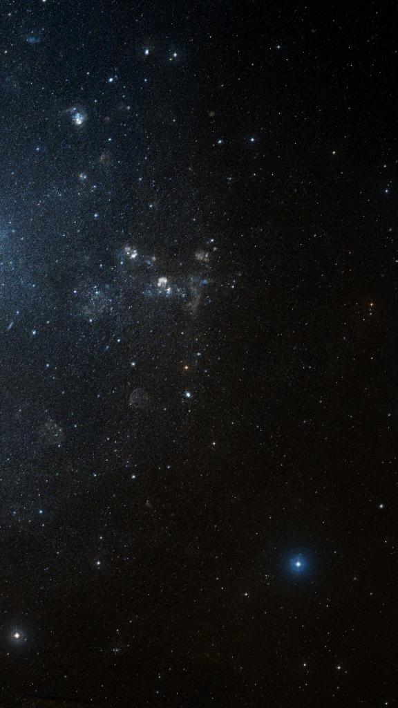Le ciel autour de NGC 1704, cadré au champ de Seestar S30 Pro