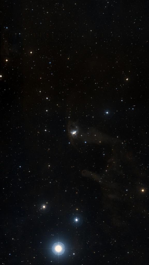 Le ciel autour de NGC 1788, cadré au champ de Seestar S30 Pro