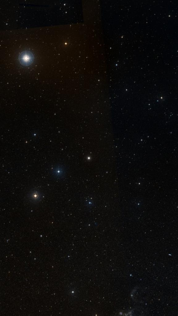 Le ciel autour de NGC 1947, cadré au champ de Seestar S30 Pro