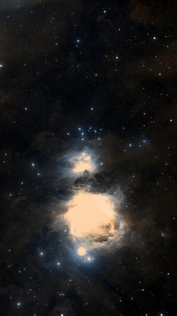 Le ciel autour de NGC 1973, cadré au champ de Seestar S30 Pro