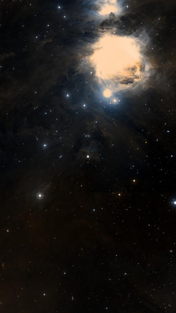 Le ciel autour de NGC 1999, cadré au champ de Seestar S30 Pro