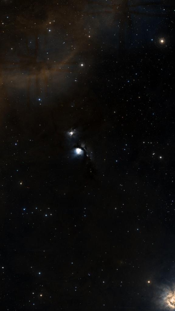 Le ciel autour de NGC 2064, cadré au champ de Seestar S30 Pro