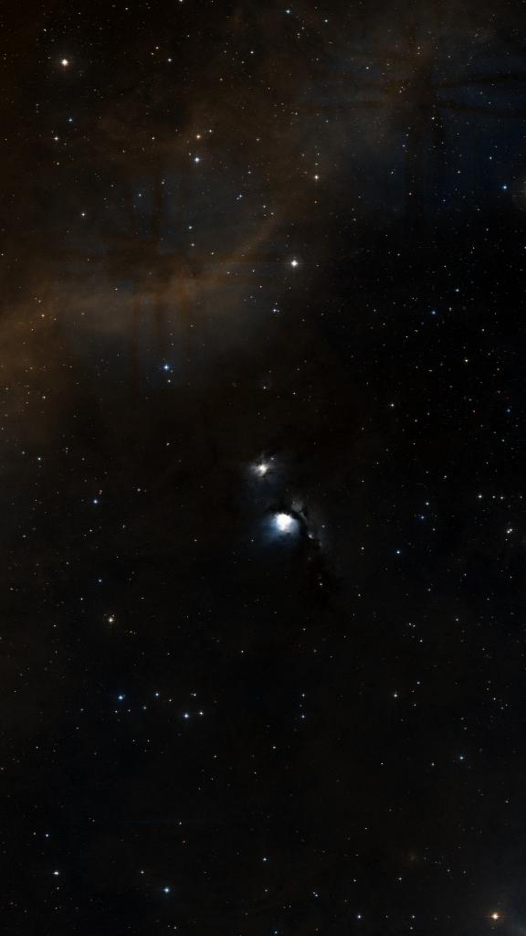 Le ciel autour de NGC 2071, cadré au champ de Seestar S30 Pro