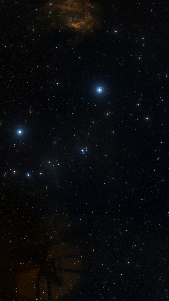 Le ciel autour de NGC 2169, cadré au champ de Seestar S30 Pro