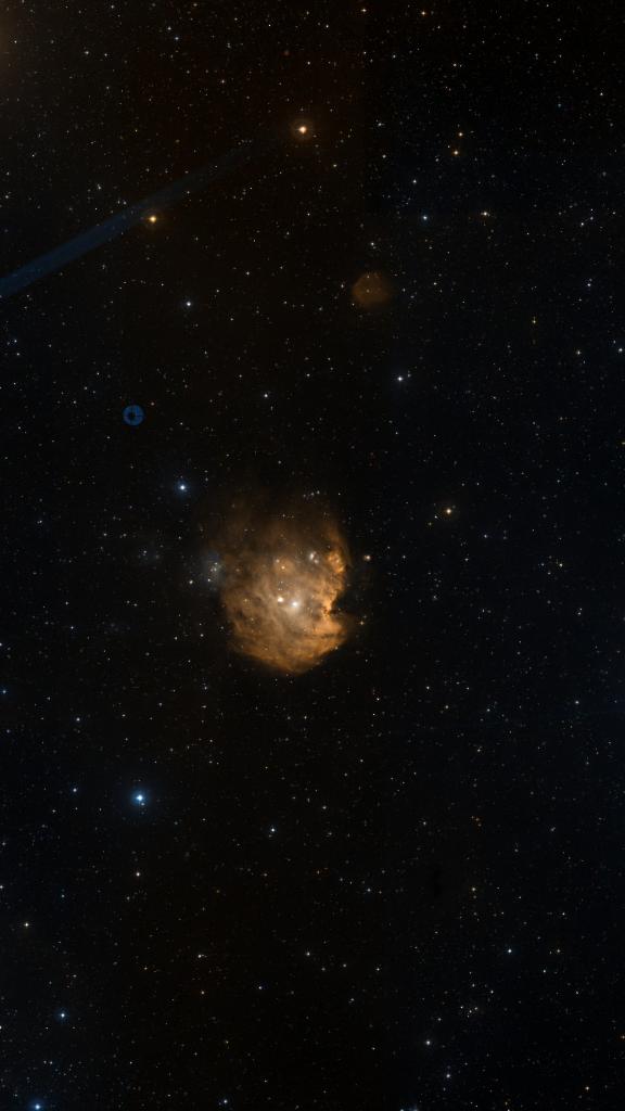 Le ciel autour de NGC 2174, cadré au champ de Seestar S30 Pro