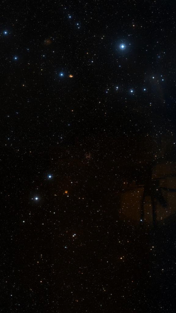 Le ciel autour de NGC 2194, cadré au champ de Seestar S30 Pro