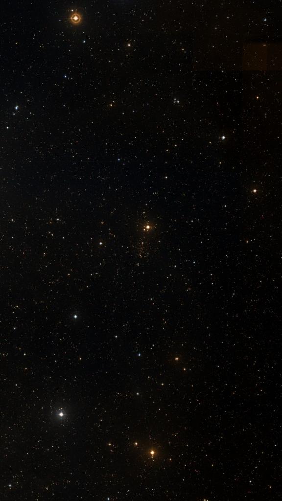 Le ciel autour de NGC 2204, cadré au champ de Seestar S30 Pro