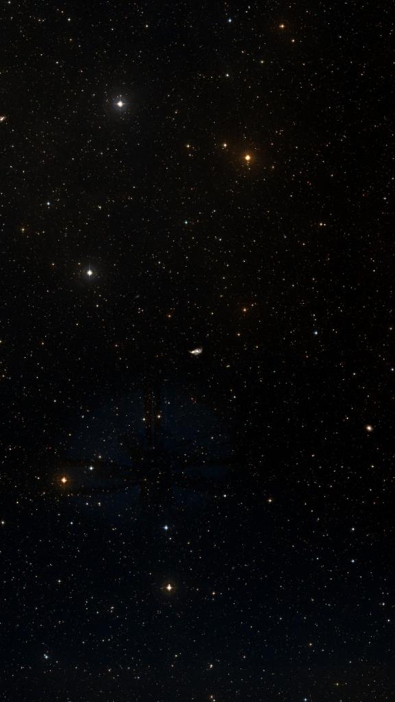 Le ciel autour de NGC 2207, cadré au champ de Seestar S30 Pro