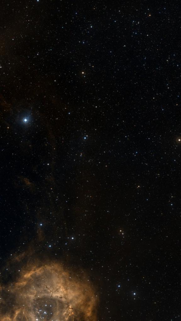 Le ciel autour de NGC 2236, cadré au champ de Seestar S30 Pro