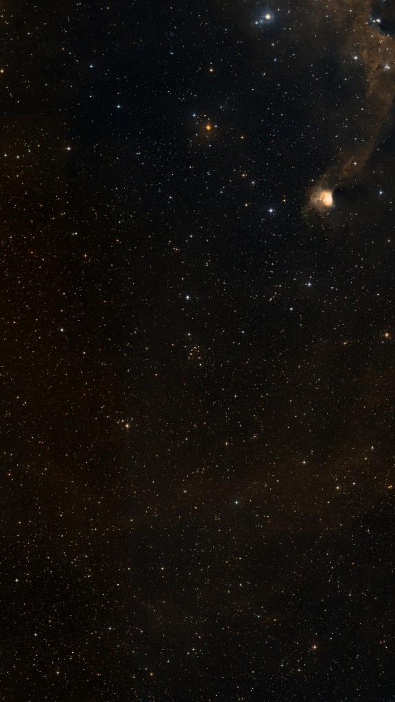 Le ciel autour de NGC 2345, cadré au champ de Seestar S30 Pro