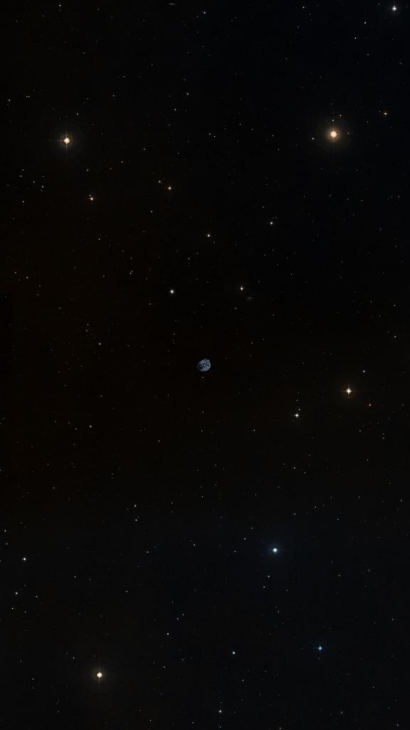 Le ciel autour de NGC 246, cadré au champ de Seestar S30 Pro