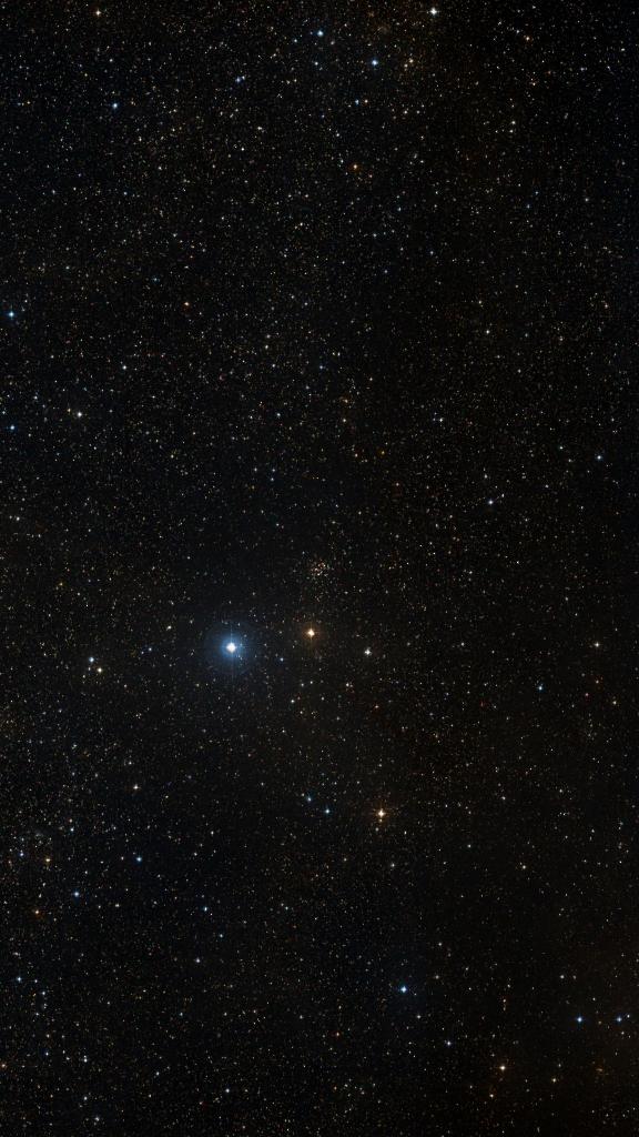Le ciel autour de NGC 2489, cadré au champ de Seestar S30 Pro