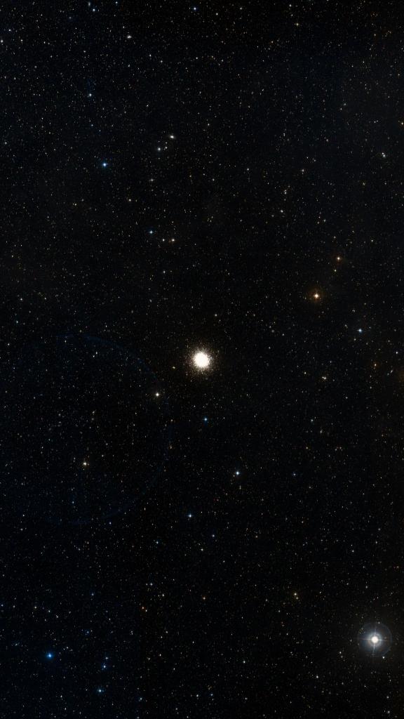 Le ciel autour de NGC 2808, cadré au champ de Seestar S30 Pro
