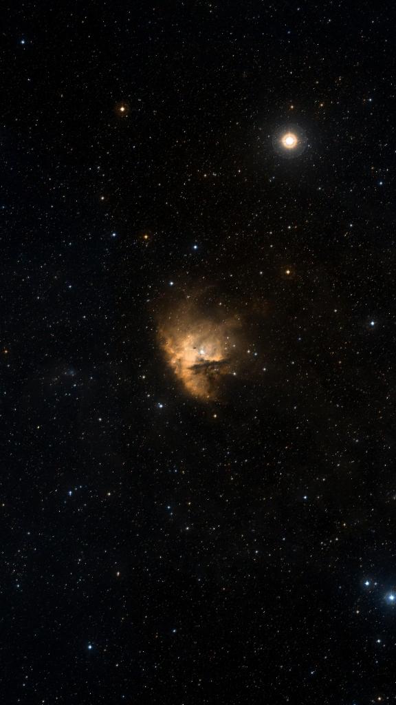 Le ciel autour de NGC 281, cadré au champ de Seestar S30 Pro