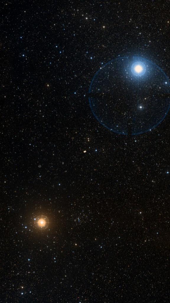 Le ciel autour de NGC 2899, cadré au champ de Seestar S30 Pro